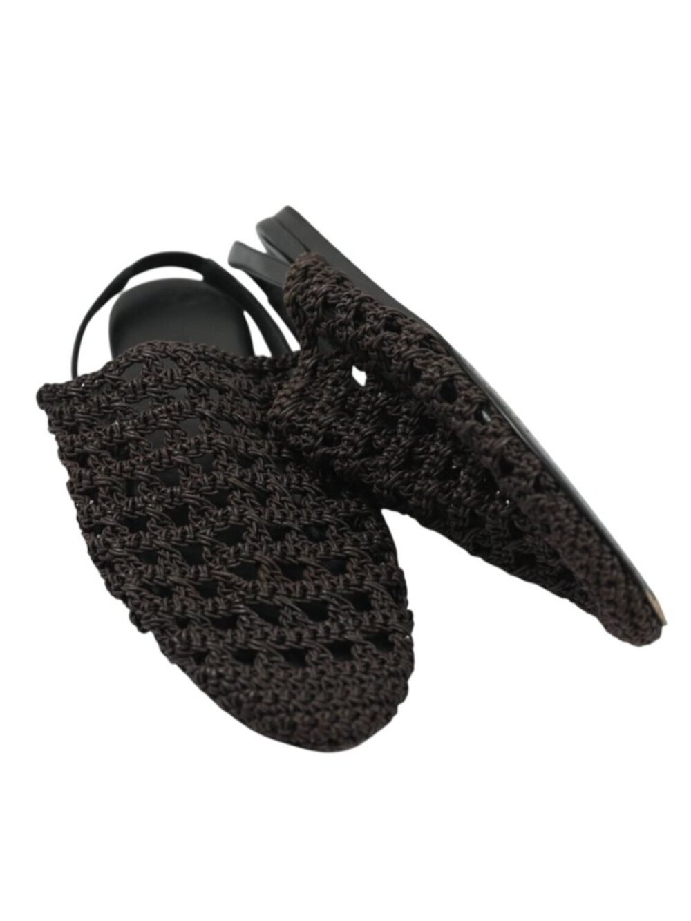 Jenni Kayne Crochet Jules Mule in Chocolate